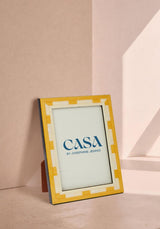 Casa by Josephine Jenno Valduga Marquetry Yellow Frame 6x4