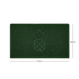 Nicoman Embossed Pineapple Grey Spaghetti Door Mat