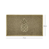 Nicoman Embossed Pineapple Grey Spaghetti Door Mat