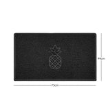 Nicoman Embossed Pineapple Grey Spaghetti Door Mat