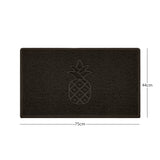 Nicoman Embossed Pineapple Grey Spaghetti Door Mat