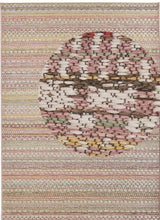 Indoor Outdoor Rug Pine Boho Stripe Design by The Rugs