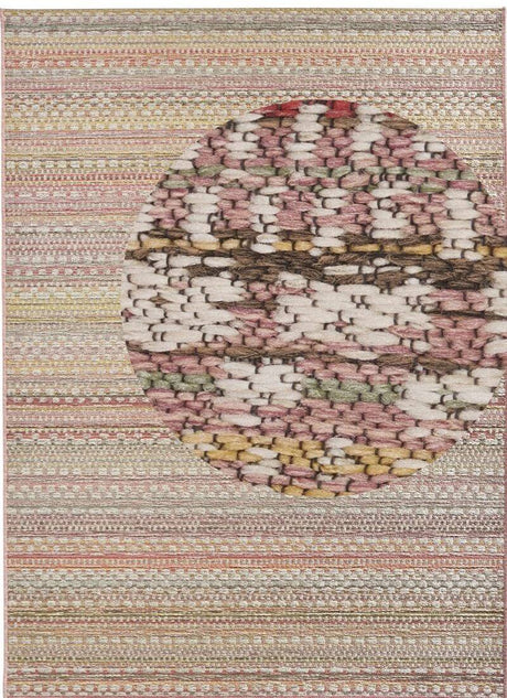 Indoor Outdoor Rug Pine Boho Stripe Design by The Rugs