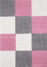 The Rugs Myshaggy Geometric Pink Rug