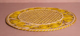 Casa by Josephine Jenno Atlantico Iraca Woven Placemat - Yellow