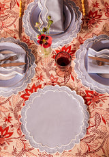 Casa by Josephine Jenno Aurora Set of 4 Placemats - Light Blue