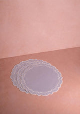 Casa by Josephine Jenno Aurora Set of 4 Placemats - Light Blue