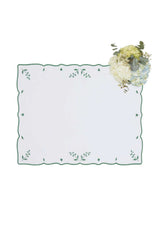 Casa by Josephine Jenno Green Blossom Rectangular Placemats - Set of 4