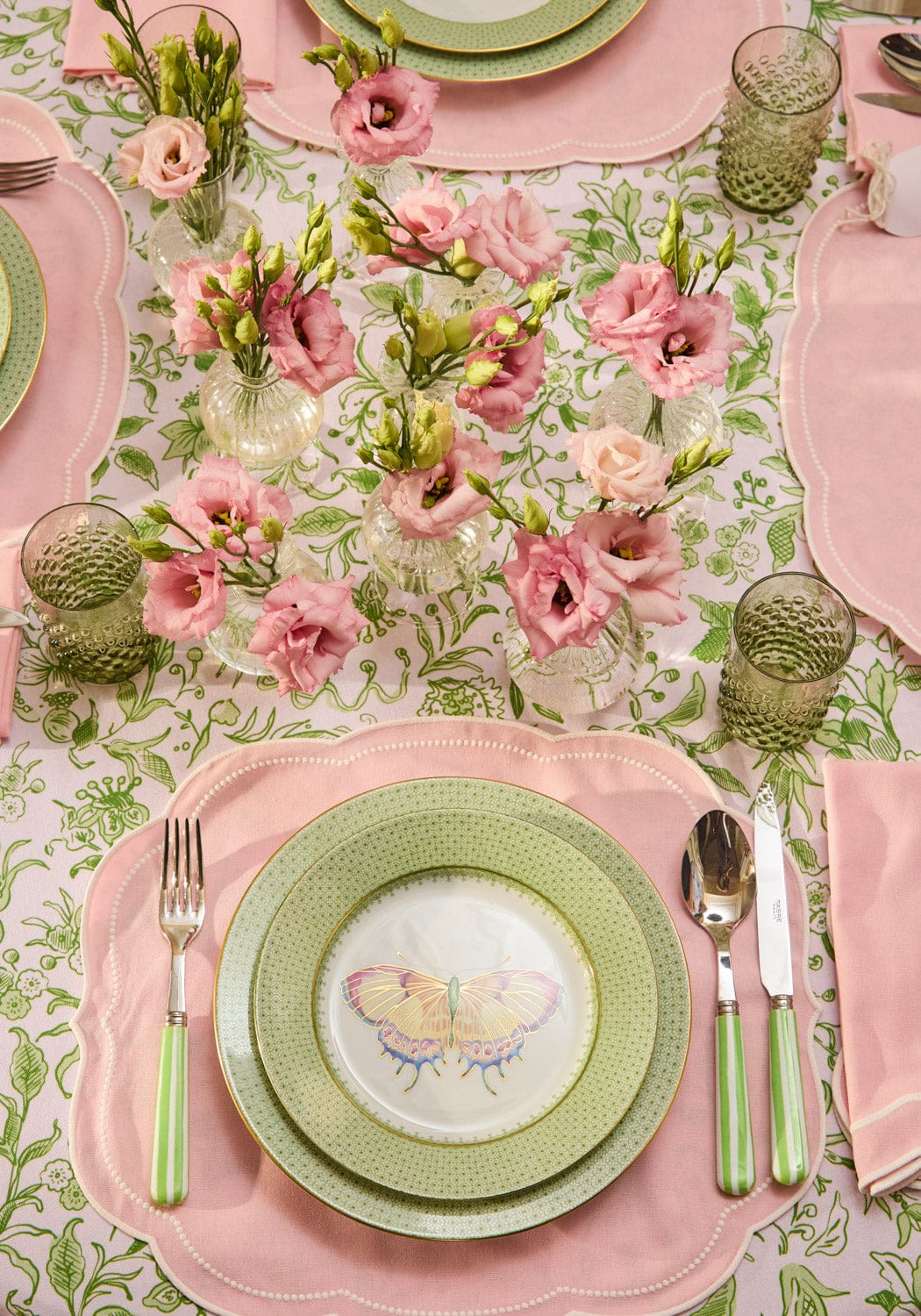 Casa by Josephine Jenno Scalloped Petal Placemat - Blush Pink