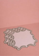 Casa by Josephine Jenno Tabitha Green Wreath Placemats - Set of 4