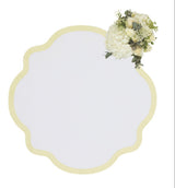 Casa by Josephine Jenno Yellow Trim Placemats - Set of 4