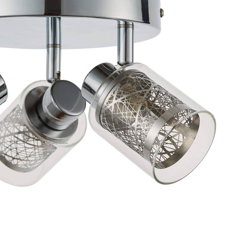Pagazzi Bateman Spotlight Plate Polished Chrome