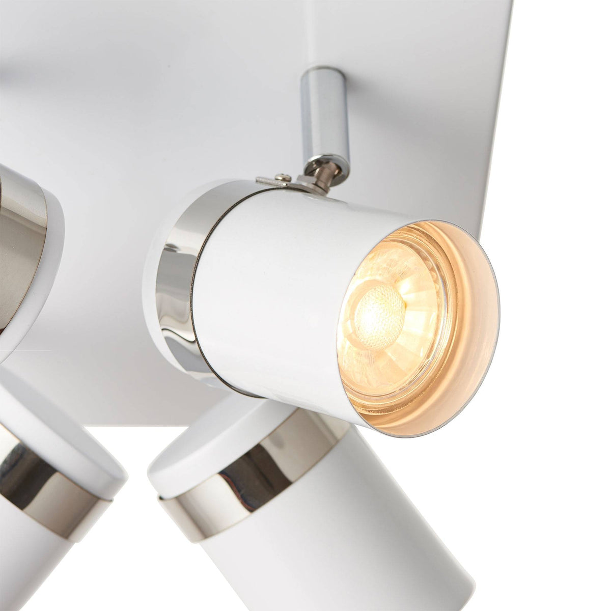 Pagazzi Camden 4-Light White Ceiling Spotlight Plate