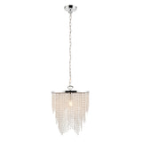 Pagazzi Rain 1-Light Polished Chrome Pendant Light