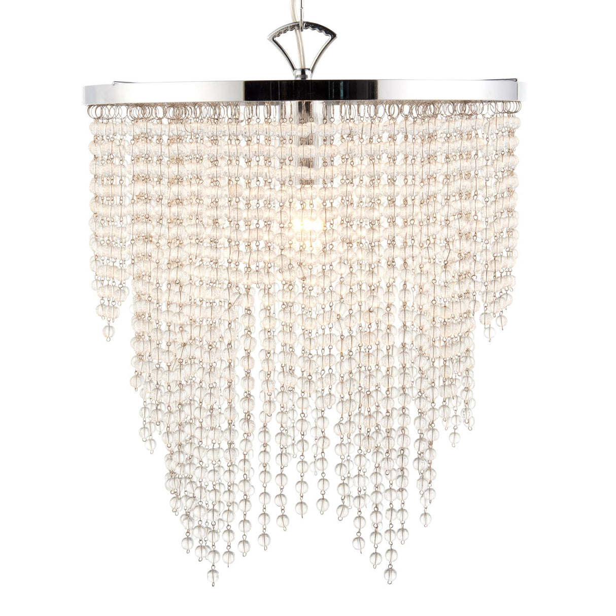 Pagazzi Rain 1-Light Polished Chrome Pendant Light