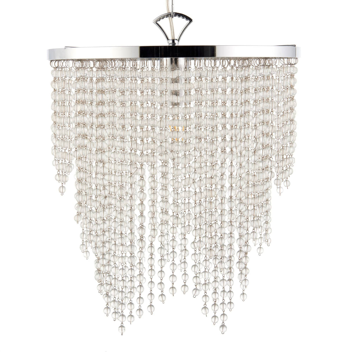 Pagazzi Rain 1-Light Polished Chrome Pendant Light