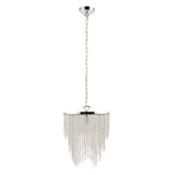 Pagazzi Rain 1-Light Polished Chrome Pendant Light