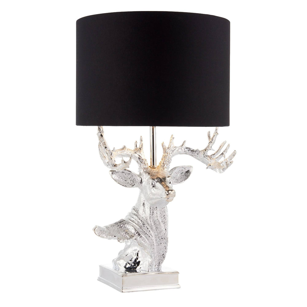 Pagazzi Hamish Silver Stag Table Lamp