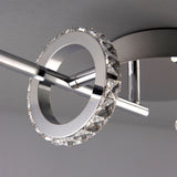Pagazzi Alexa 4-Spot Polished Chrome Crystal LED Ceiling Bar