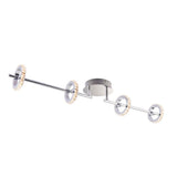 Pagazzi Alexa 4-Spot Polished Chrome Crystal LED Ceiling Bar
