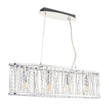 Pagazzi Marissa 4-Light Chrome Linear Ceiling Pendant