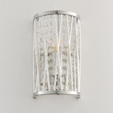 Pagazzi Marissa Chrome Crystal Wall Light