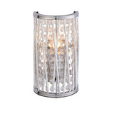 Pagazzi Marissa Chrome Crystal Wall Light