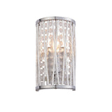 Pagazzi Marissa Chrome Crystal Wall Light