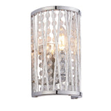 Pagazzi Marissa Chrome Crystal Wall Light