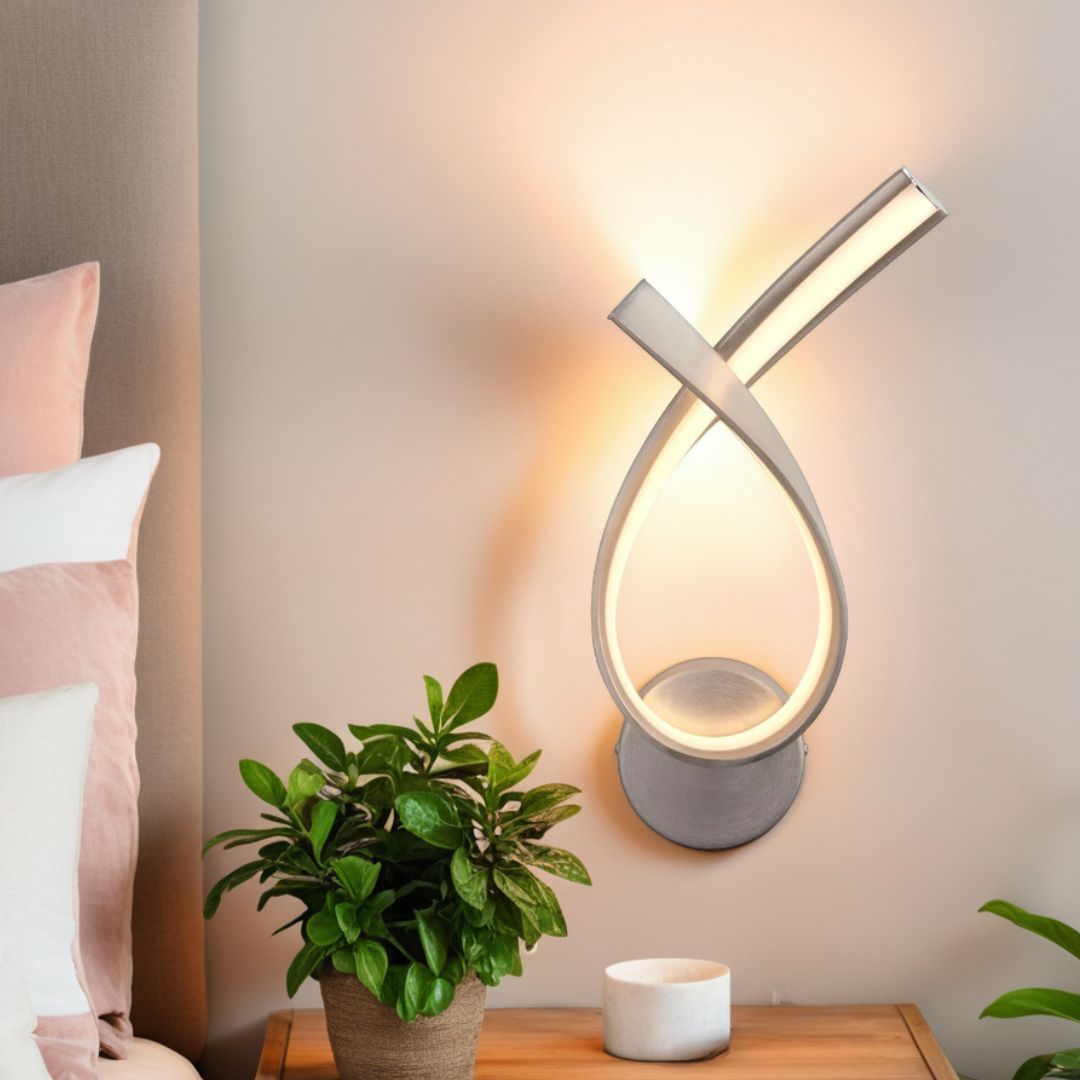 Pagazzi Jetta Satin Nickel LED Wall Light