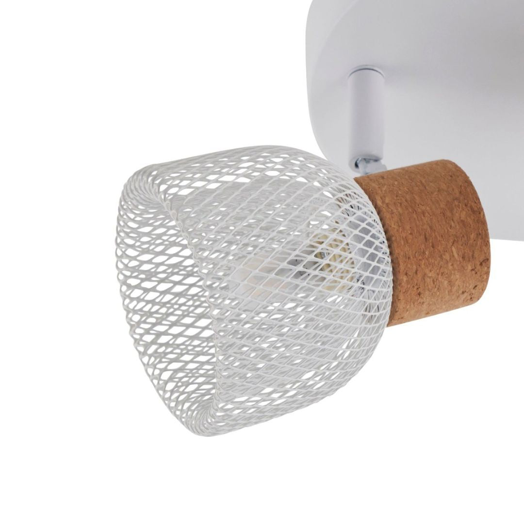 Pagazzi Modi 3 Light White Spot Plate Ceiling Light