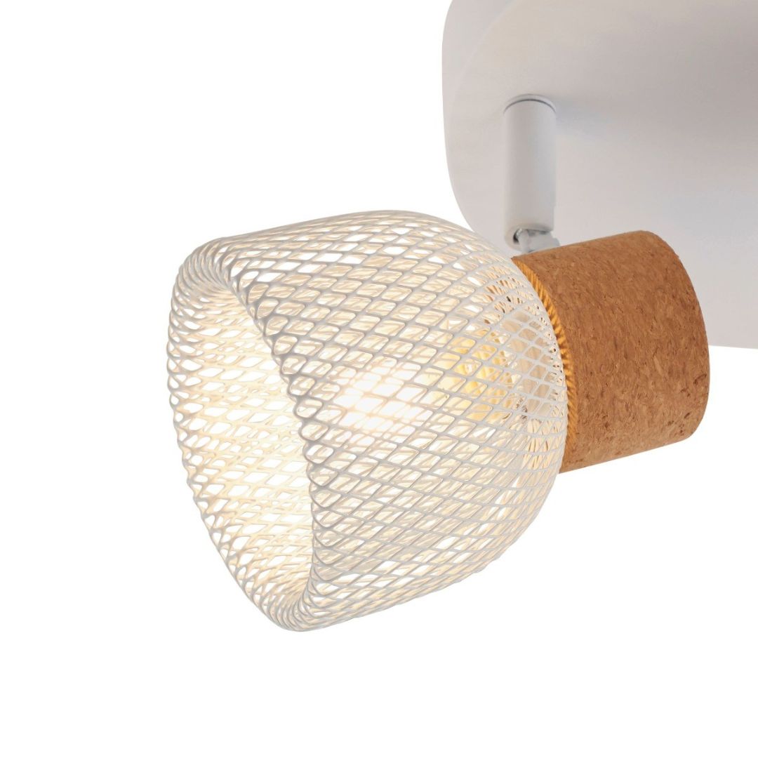 Pagazzi Modi 3 Light White Spot Plate Ceiling Light