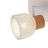 Pagazzi Modi 3 Light White Spot Plate Ceiling Light