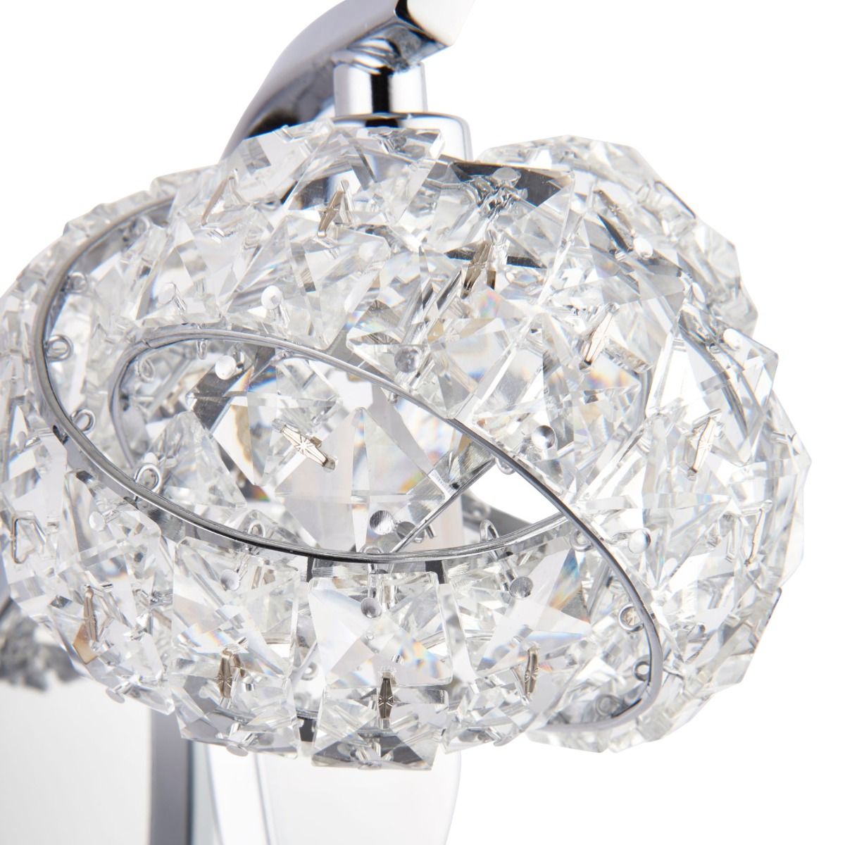 Pagazzi Monaco 1 Light Crystal Wall Light