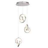 Pagazzi Konan LED Cool White 3-Light Pendant