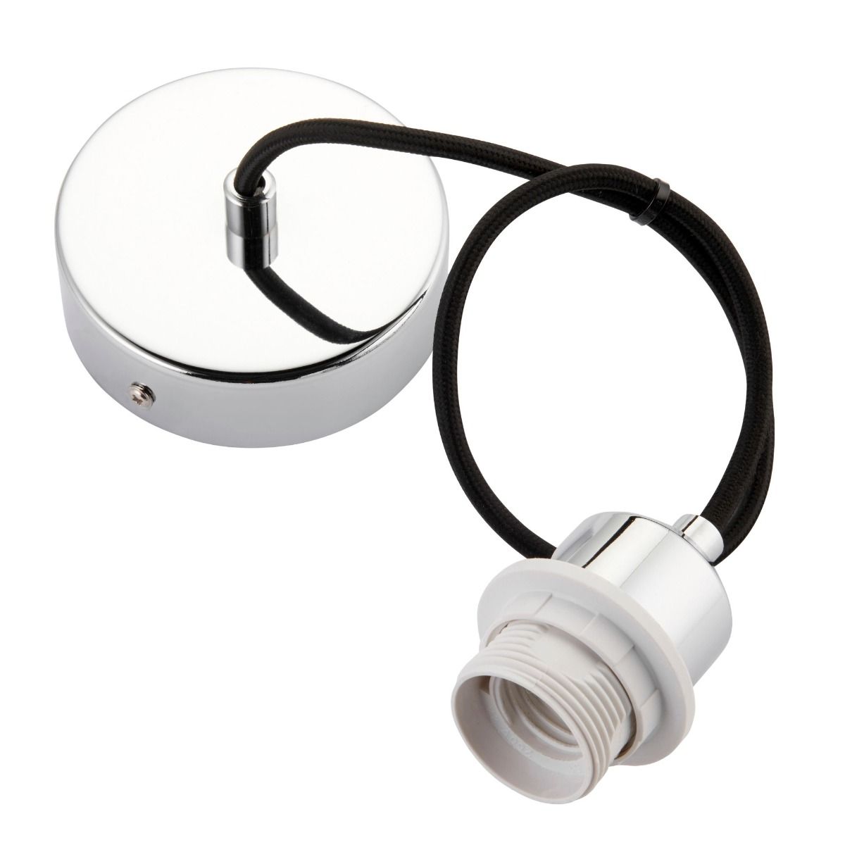 Pagazzi Polished Chrome Cable Set Pendant Lamp Holder