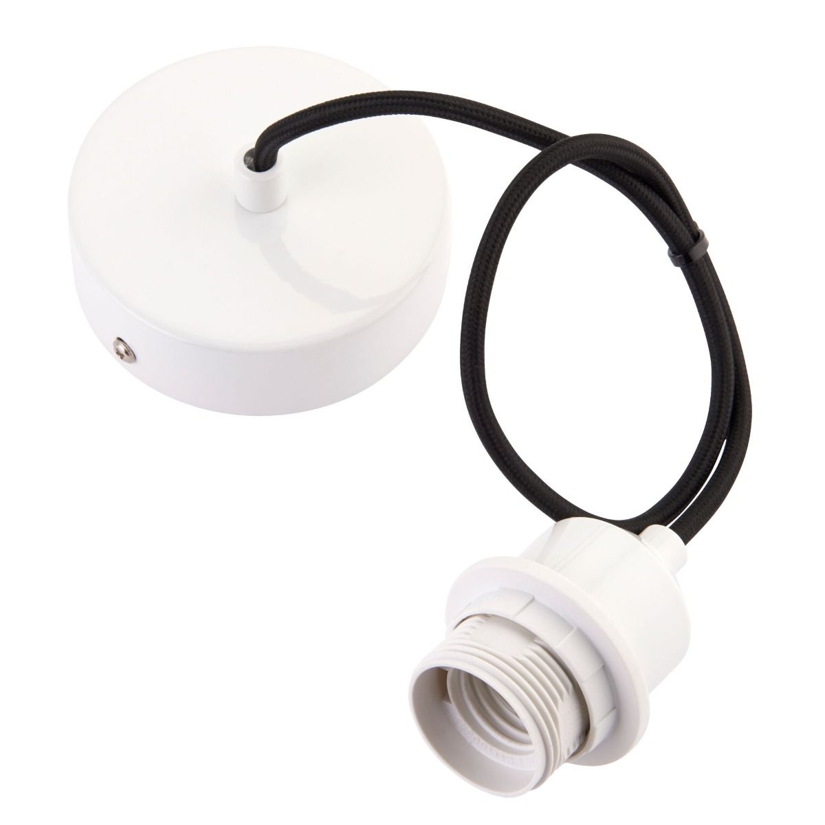 Pagazzi Cable Set White Steel Pendant Lamp Holder