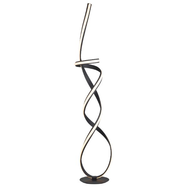 Pagazzi Fraser Matt Black LED Floor Lamp