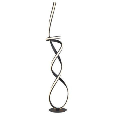 Pagazzi Fraser Matt Black LED Floor Lamp