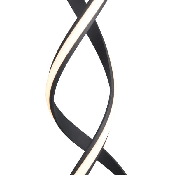 Pagazzi Fraser Matt Black LED Floor Lamp
