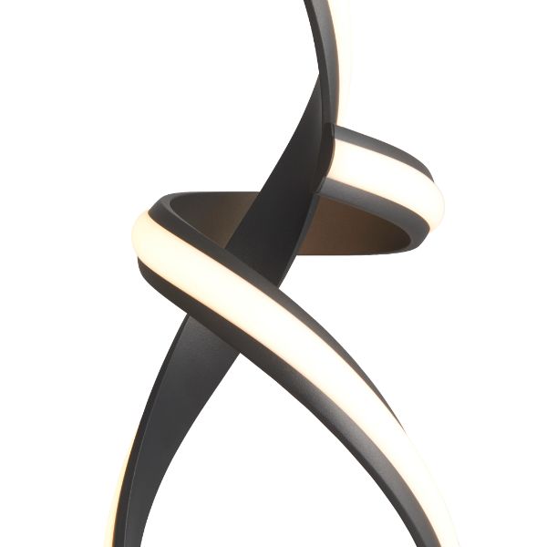Pagazzi Fraser Matte Black LED Table Lamp