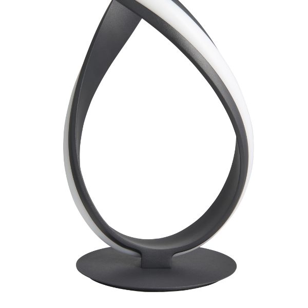 Pagazzi Fraser Matte Black LED Table Lamp
