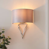 Pagazzi Lyla Satin Nickel Wall Light