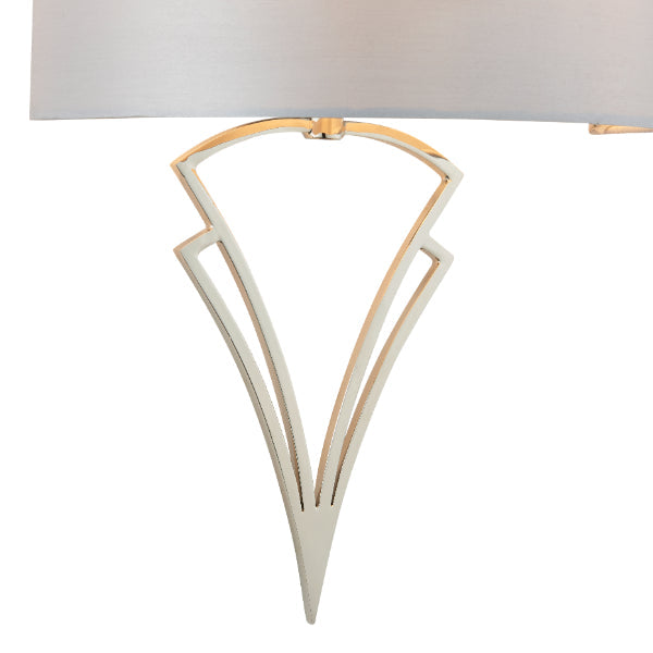 Pagazzi Lyla Satin Nickel Wall Light