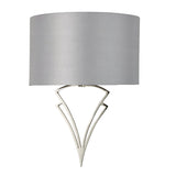Pagazzi Lyla Satin Nickel Wall Light