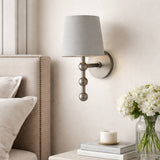 Pagazzi Bobble Aged Pewter Wall Light