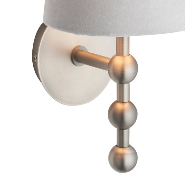 Pagazzi Bobble Aged Pewter Wall Light