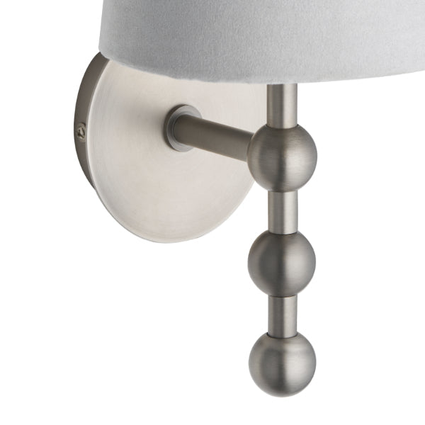 Pagazzi Bobble Aged Pewter Wall Light