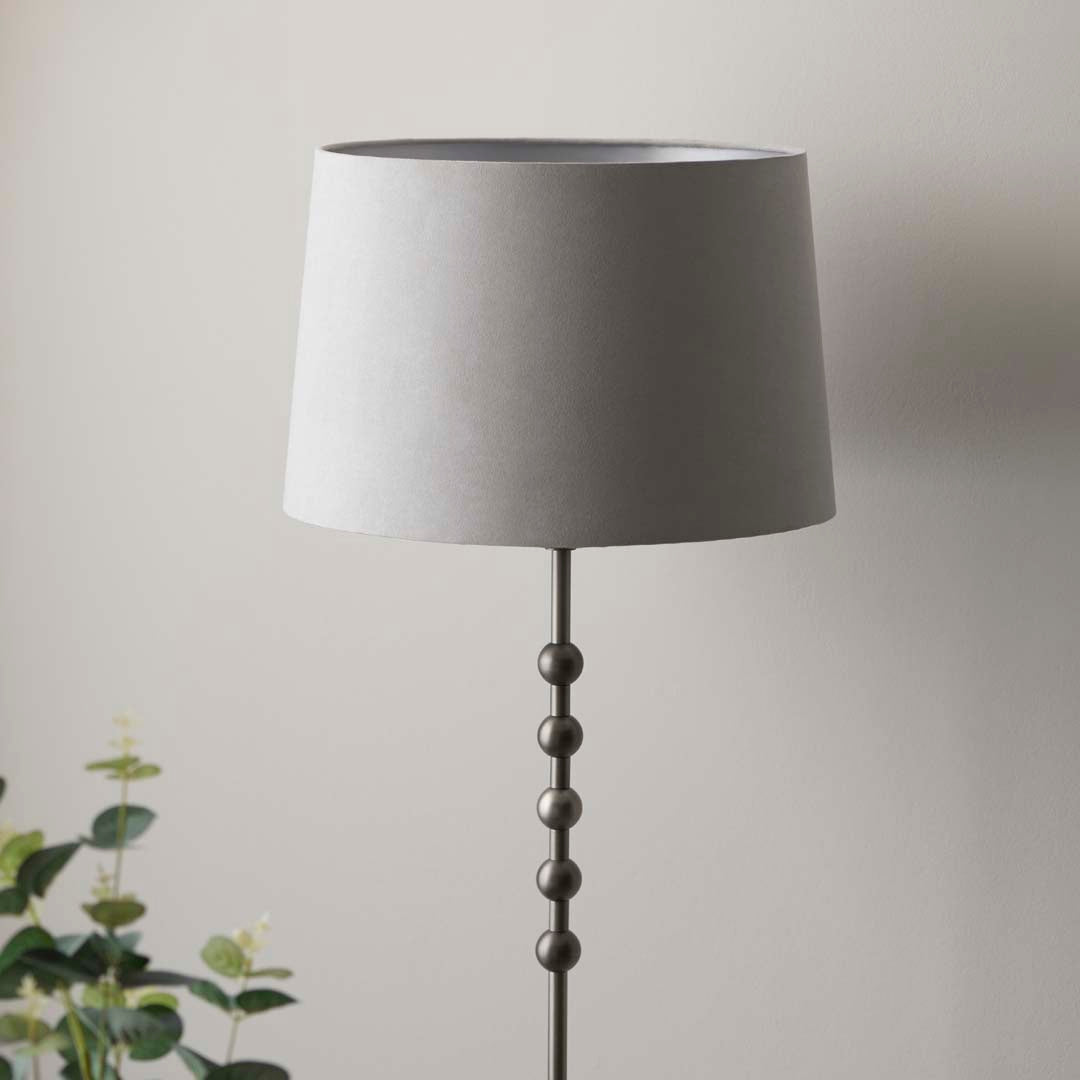 Pagazzi Bobble Aged Pewter Floor Lamp
