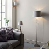 Pagazzi Bobble Aged Pewter Floor Lamp